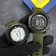 Чоловічий годинник Awarder 032 Де би не був Army Green-Black-Black, тактичний електронний з підсвічуванням