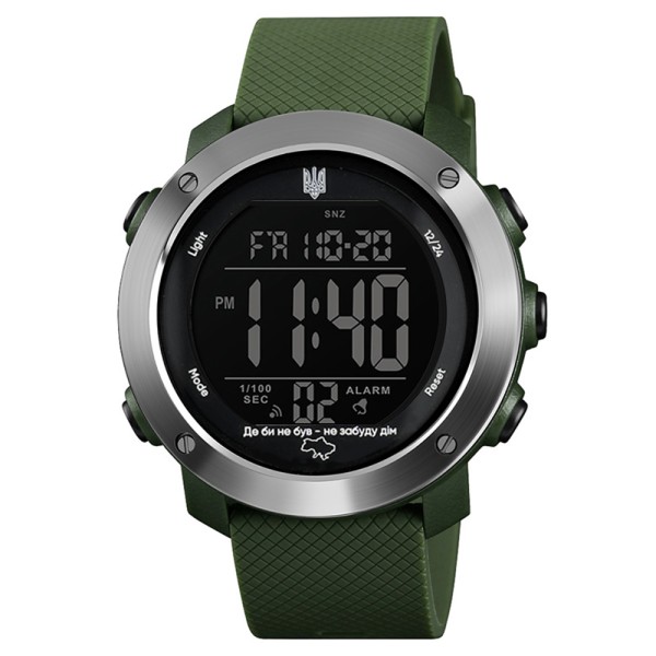 Мужские тактические часы Awarder 033 Де би не був Army Green-Silver-Black с водозащитой 5 ATM