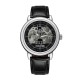 Мужские механические часы Awarder 022 Киев II Silver-Black с серебристым корпусом и кожаным ремешком