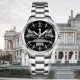 Жіночий годинник Awarder 035 Одеса I Silver-Black з металевим браслетом та мінеральним склом