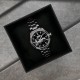 Жіночий годинник Awarder 035 Одеса II Silver-Black класичний на металевому браслеті