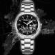 Женские часы Awarder 035 Мариуполь II Silver-Black из нержавеющей стали и минеральным стеклом