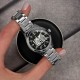 Жіночий годинник Awarder 035 Маріуполь ІІ В моєму серці, сріблястий браслет, сталевий корпус