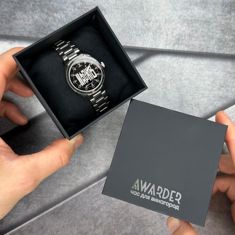 Жіночий годинник Awarder 035 Харків ІІ В моєму серці, сріблястий браслет, мінеральне скло