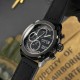 Мужские часы Awarder 016 Black с хронографом и кожаным ремешком (SKU: 1202-0084)
