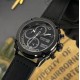 Мужские часы Awarder 016 Black с хронографом и кожаным ремешком (SKU: 1202-0084)