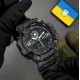 Мужские тактические часы Awarder 001 Black с комбинированным циферблатом и подсветкой