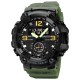 Мужские тактические часы Awarder 003 Army Green со стрелочно-электронным циферблатом и подсветкой