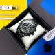 Мужские часы Awarder 016 Тризуб Black-Black Steel с хронографом и стальным браслетом