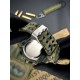 Мужские тактические часы Awarder 003 Тризуб золото Army Green с комбинированным циферблатом