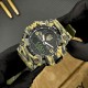Мужские тактические часы Awarder 001 Тризуб золото Camo Green с камуфляжным ремешком и подсветкой