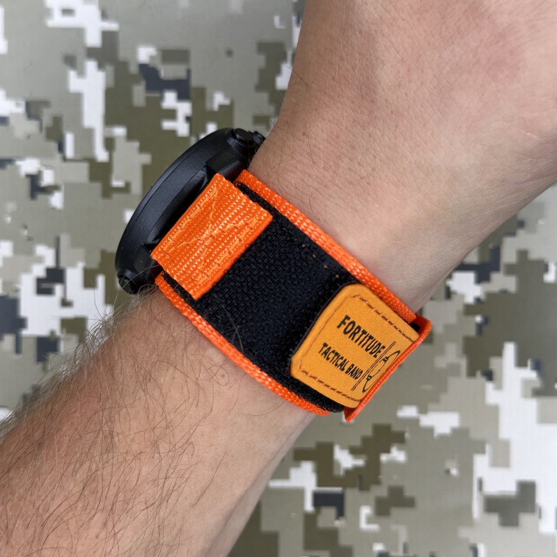 Наручные часы Awarder 036 Compass UA Nylon Black-Orange с электронным компасом и нейлоновым ремешком