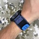 Чоловічий наручний годинник Awarder 036 Compass UA Nylon Black-Blue з компасом та електронним циферблатом