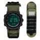 Тактичний годинник Awarder 036 Compass UA Nylon Pro Black-Army Green з електронним компасом та нейлоновим ремінцем