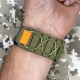 Мужские тактические часы Awarder 036 Compass UA Nylon Tactic Black-Army Green с компасом