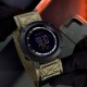 Мужские тактические часы Awarder 036 Compass UA Nylon Tactic Black-Army Green с компасом