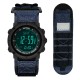 Мужские тактические часы Awarder 036 Compass UA Nylon Pro Blue с электронным компасом и синим ремешком
