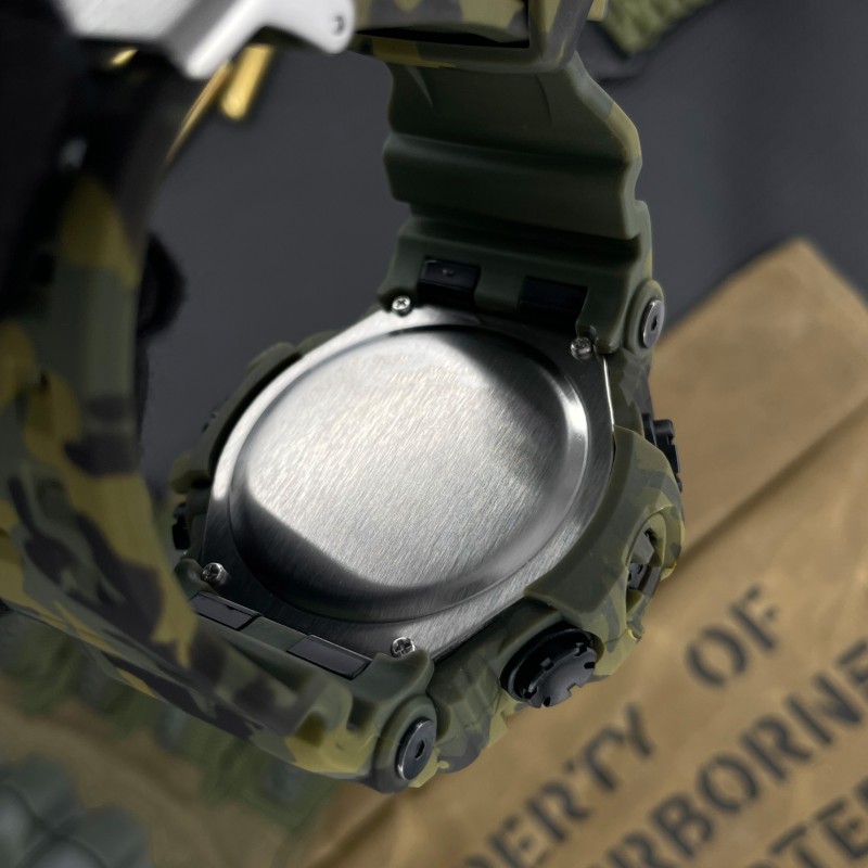 Мужские тактические часы Awarder 004 Camo Green с комбинированным циферблатом и подсветкой