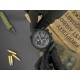 Мужские наручные часы Awarder 017 Black Leather со стрелочно-электронным циферблатом и подсветкой