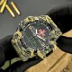 Годинник наручний Awarder 001 ЗСУ Army Green тактичний чоловічий з комбінованим циферблатом та захистом 5 ATM