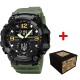 Мужские тактические часы Awarder 003 Тризуб Army Green-Black с комбинированным циферблатом
