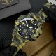 Мужские тактические часы Awarder 004 Тризуб золото Camo Green с камуфляжным ремешком и подсветкой