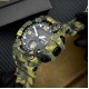 Мужские тактические часы Awarder 004 Тризуб золото Camo Green с камуфляжным ремешком и подсветкой