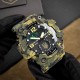 Мужские тактические часы Awarder 004 Тризуб золото Camo Green с камуфляжным ремешком и подсветкой