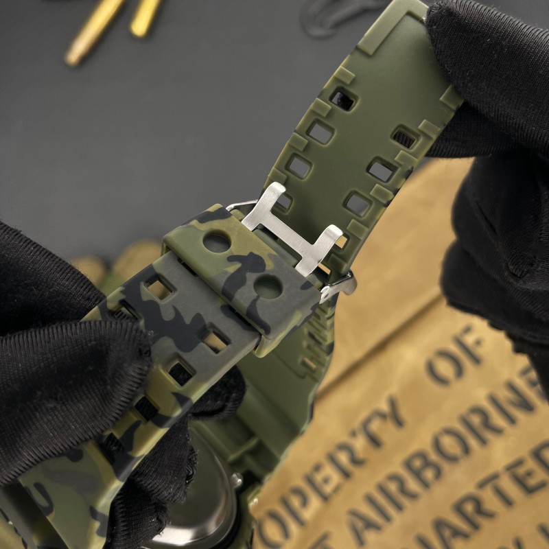 Мужские тактические часы Awarder 005 Camo Green с комбинированным циферблатом и защитой 5 ATM