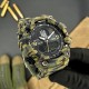 Мужские тактические часы Awarder 001 Тризуб Camo Green с комбинированным циферблатом и защитой 5 ATM