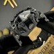 Мужские тактические часы Awarder 001 Тризуб золото All Black с комбинированным циферблатом