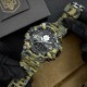 Мужские тактические часы Awarder 001 Полиция Camo Green с комбинированным циферблатом и водозащитой 5 ATM