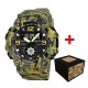 Мужские тактические часы Awarder 003 Полиция Camo Green с комбинированным циферблатом и водозащитой 5 ATM