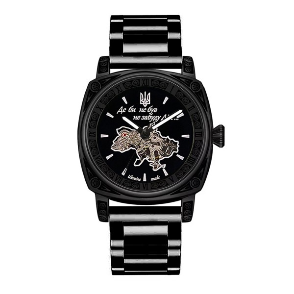 Мужские часы Awarder 021 Де би не був All Black Steel механика с автоподзаводом