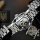 Мужские механические часы Awarder 021 Де би не був Silver Steel с автоподзаводом