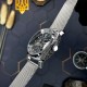 Мужские механические часы Awarder 021 Де би не був Silver Mesh с автоподзаводом и стальным браслетом