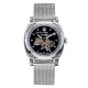 Мужские механические часы Awarder 021 Де би не був Silver Mesh с автоподзаводом и стальным браслетом