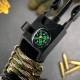 Мужские тактические часы Awarder 005P Тризуб золото Camo Green с паракордовым ремешком и компасом