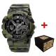 Часы наручные Awarder 005 Тризуб серебро Camo Green — тактические мужские часы 5 ATM