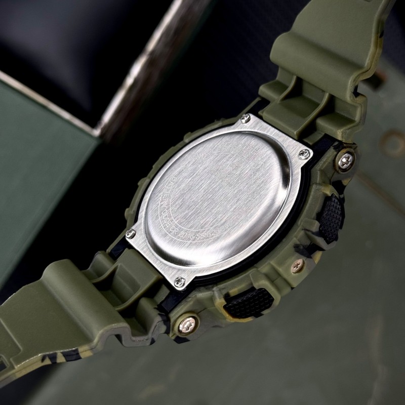 Мужские тактические часы Awarder 005 Тризуб золото Camo Green с комбинированным циферблатом
