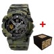 Мужские тактические часы Awarder 005 Тризуб золото Camo Green с комбинированным циферблатом