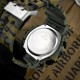 Чоловічий тактичний годинник Awarder 001 ДПС Army Green з комбінованим циферблатом та захистом 5 ATM