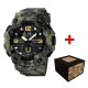 Тактичний чоловічий годинник Awarder 004 ТРО Camo Green з комбінованим циферблатом та захистом 5 ATM