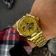 Мужские часы Awarder 024 Не забуду дим Gold-Gold с автоподзаводом и стальным браслетом