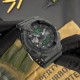 Мужские тактические часы Awarder 005 Тризуб Black с комбинированным циферблатом и защитой 5 ATM