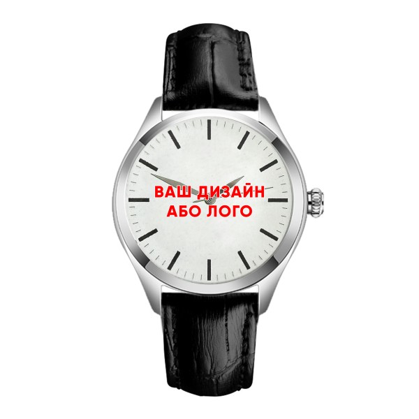 Наручные часы Awarder 035 Silver-White Leather с индивидуальным дизайном и кварцевым механизмом