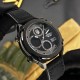 Мужские наручные часы Awarder 017 Тризуб Black с комбинированным циферблатом и стальным корпусом