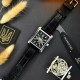 Мужские часы Awarder 053 Де би не був Silver-Black механика с автоподзаводом