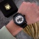 Мужские механические часы Awarder 021-3D Де би не был Black-White Mesh с автоподзаводом
