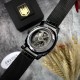 Мужские механические часы Awarder 021-3D Де би не был Black-White Mesh с автоподзаводом